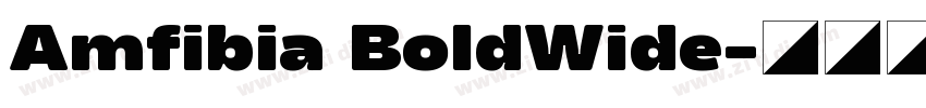 Amfibia BoldWide字体转换